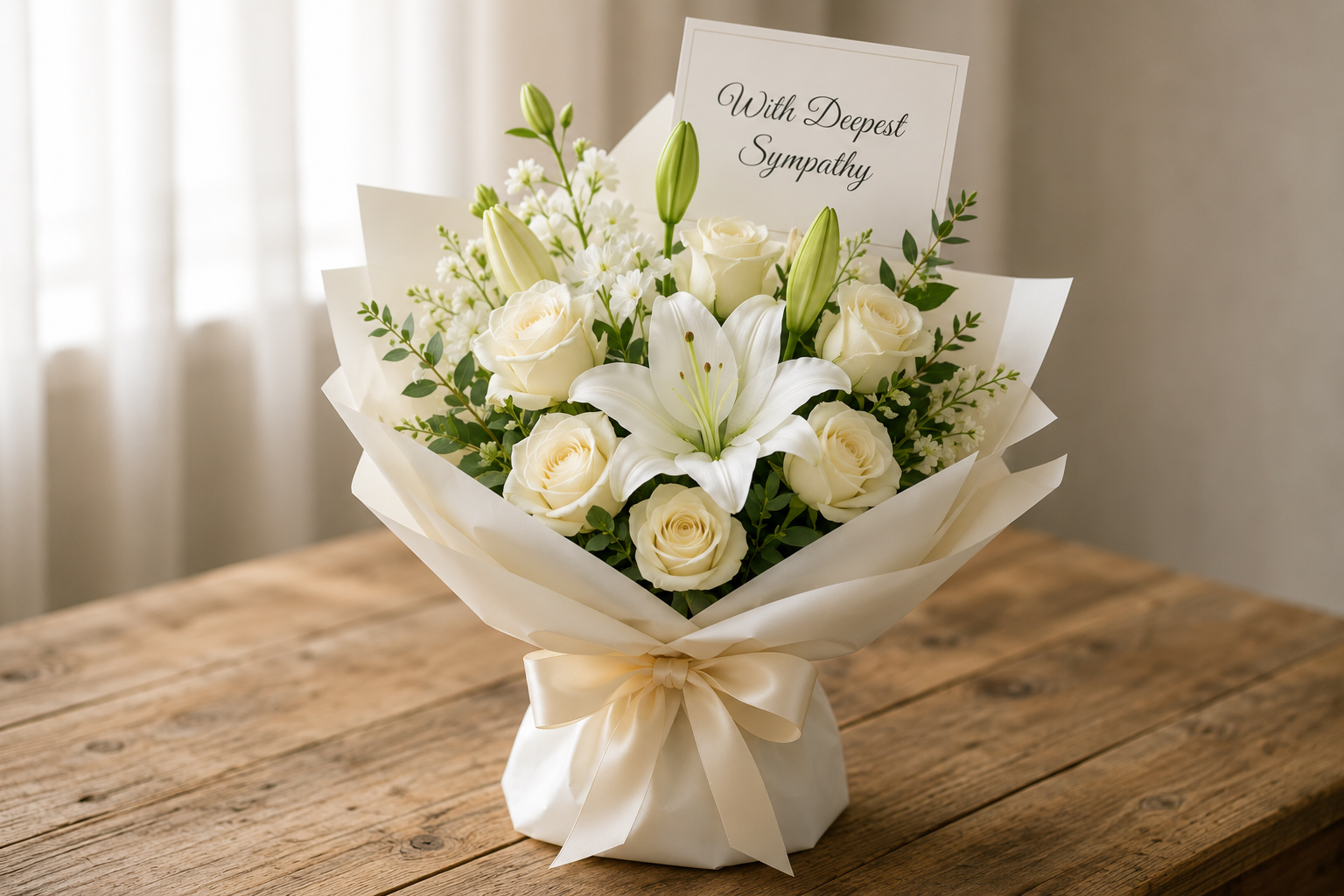 Sympathy bouquet